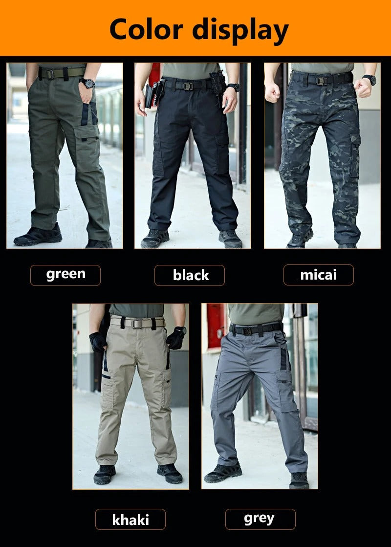Tactical Cargo Pants - Multi-Pocket Waterproof Work Trousers - Primo Collection