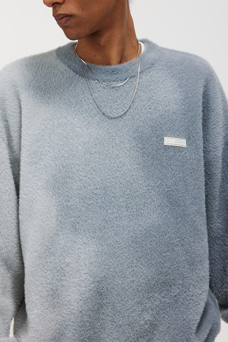 BONELESS Faux Fur Gradient Sweater - Primo Collection