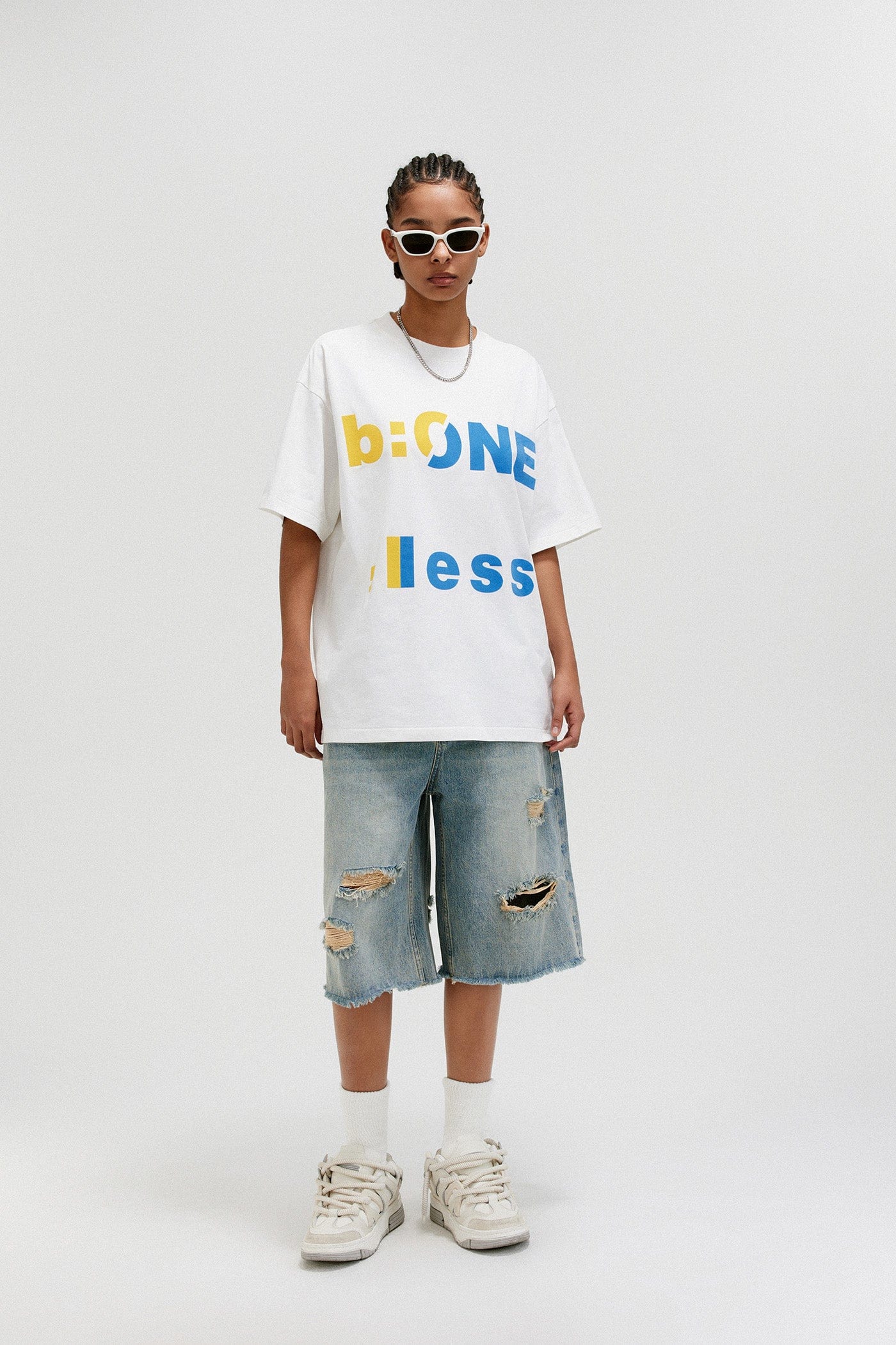 Ripped Denim Shorts - Primo Collection