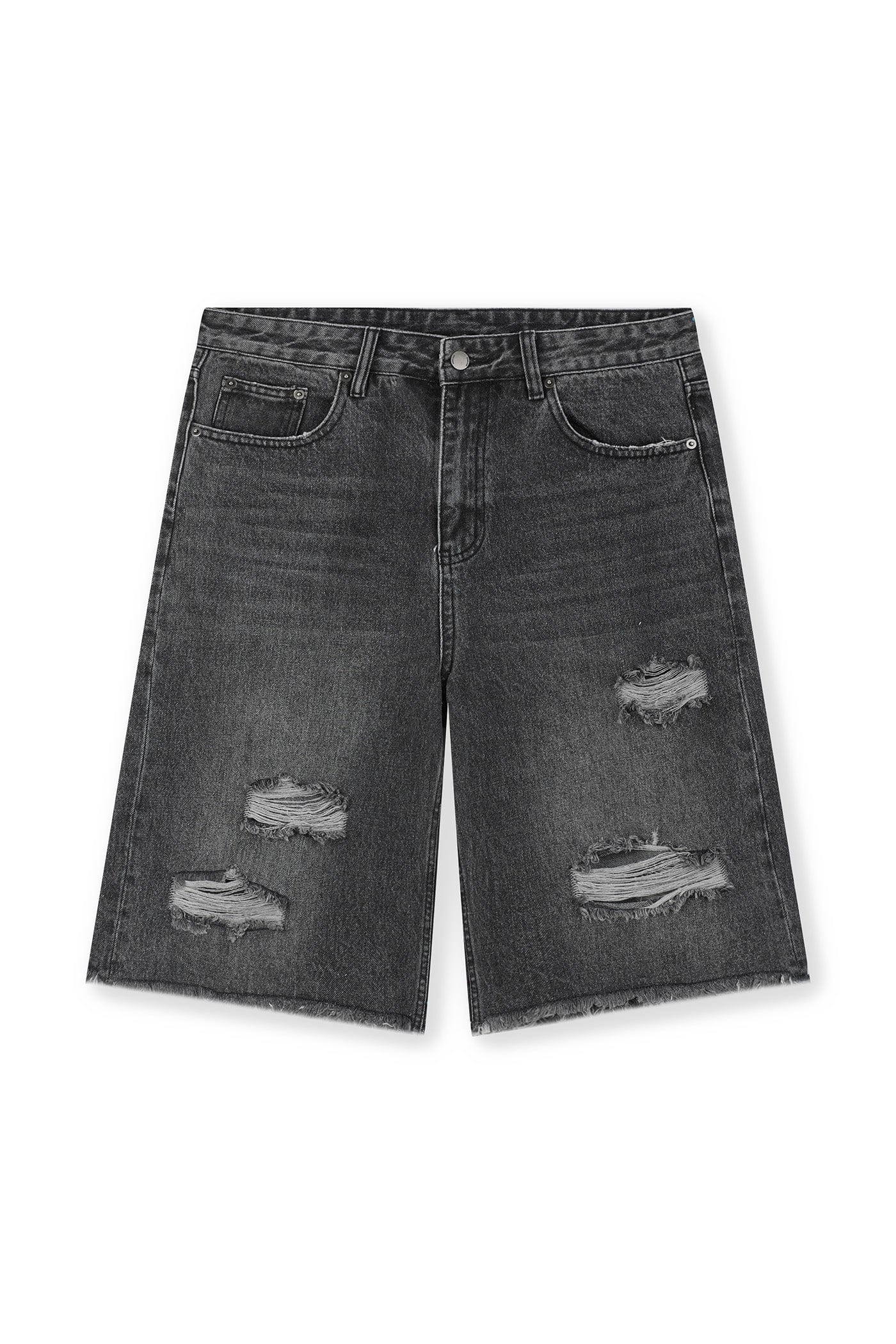 Ripped Denim Shorts - Primo Collection