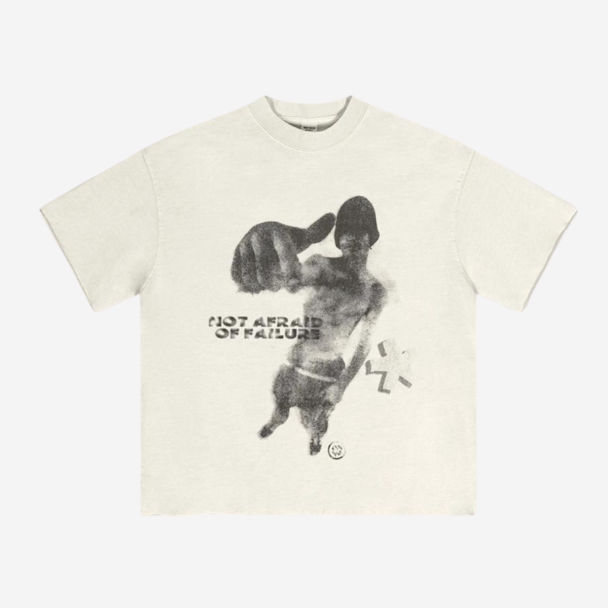 Shadow Graphic Print T-shirt - Primo Collection