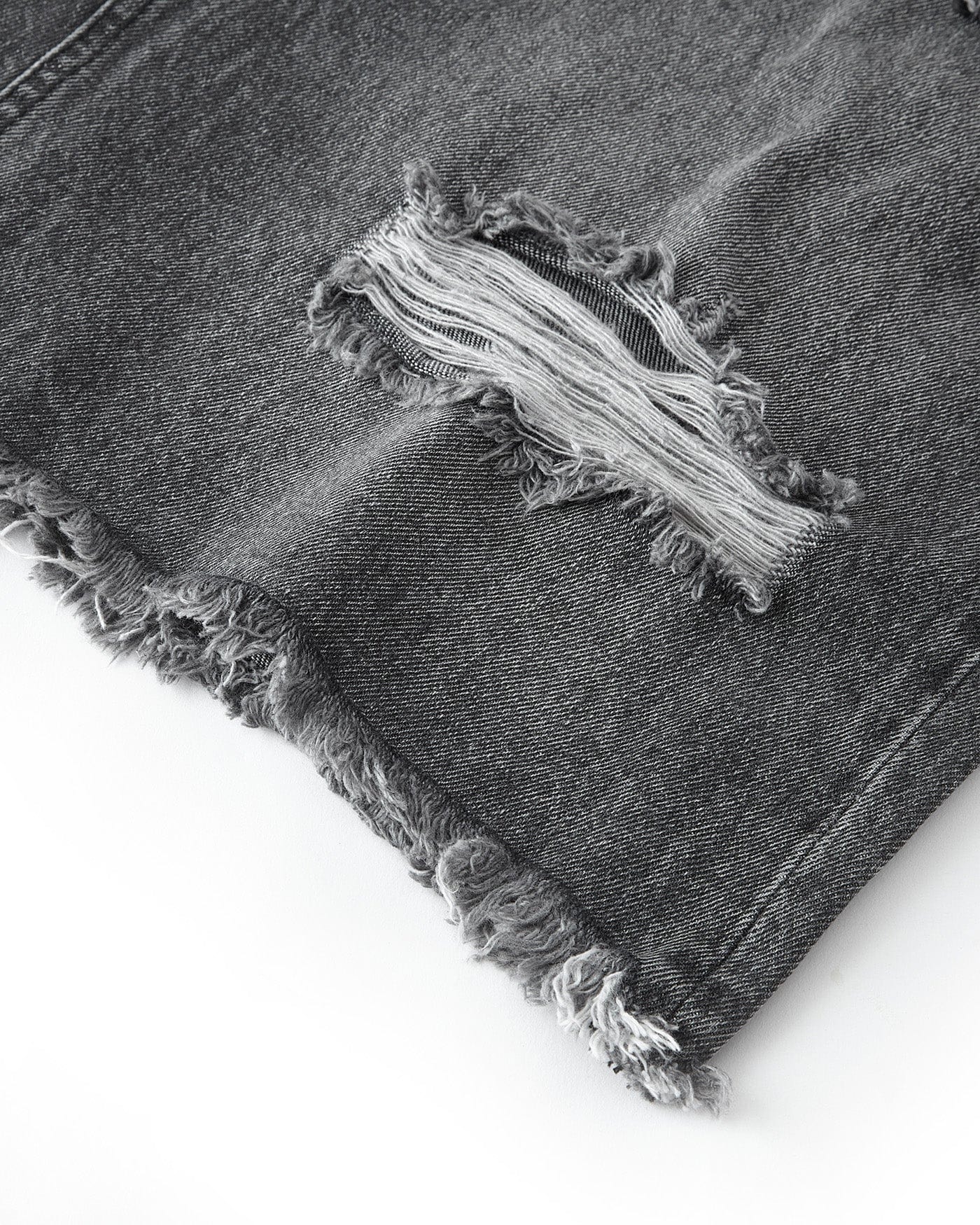 Ripped Denim Shorts - Primo Collection