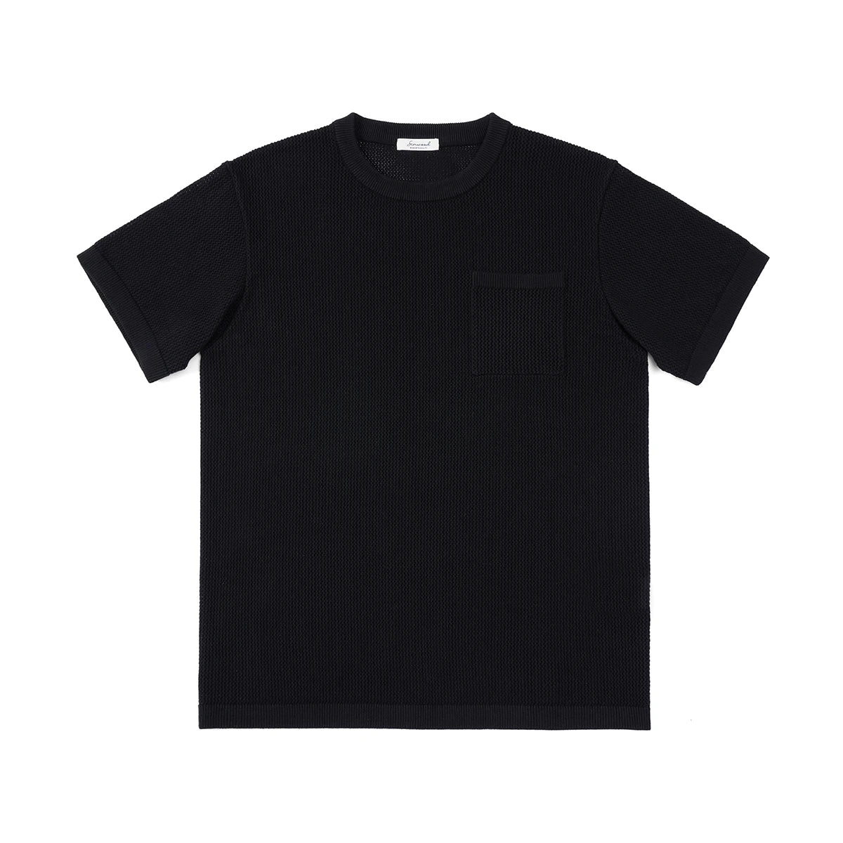 Waffle knit T-shirt - Primo Collection