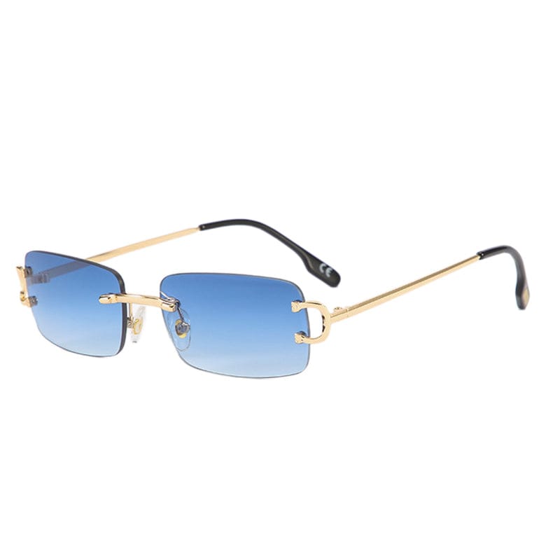 Blue Rectangle Sunglasses V2 - Primo Collection