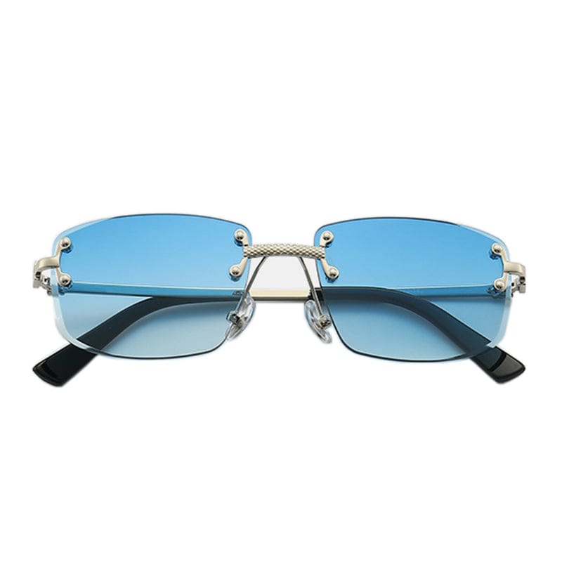 Blue Rectangle Sunglasses V3 - Primo Collection