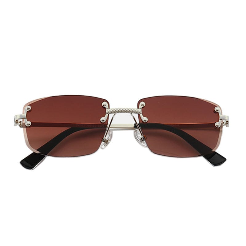 Brown Rectangle Sunglasses V2 - Primo Collection