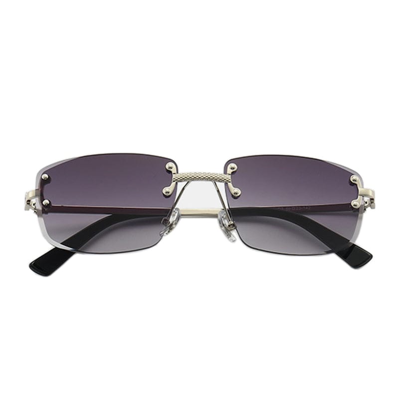 Midnight Purple rectangle sunglasses - Primo Collection