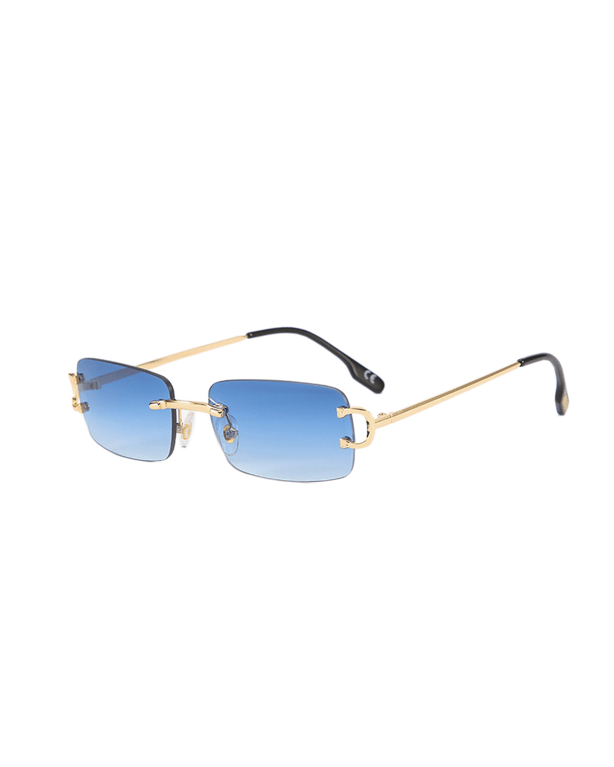 Blue Rectangle Sunglasses V2 - Primo Collection