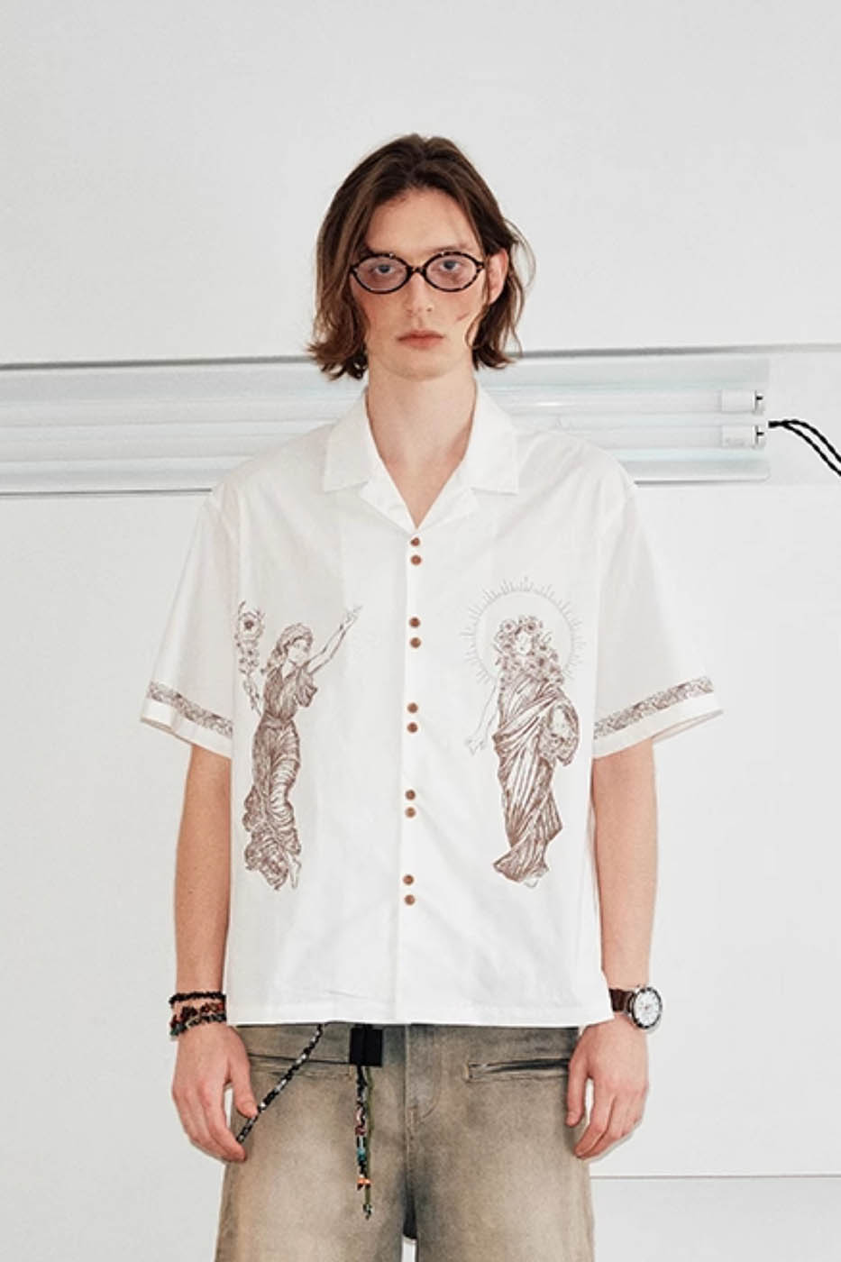 KREATE Prodigy Sculptural Cuban Half Shirt - Primo Collection 