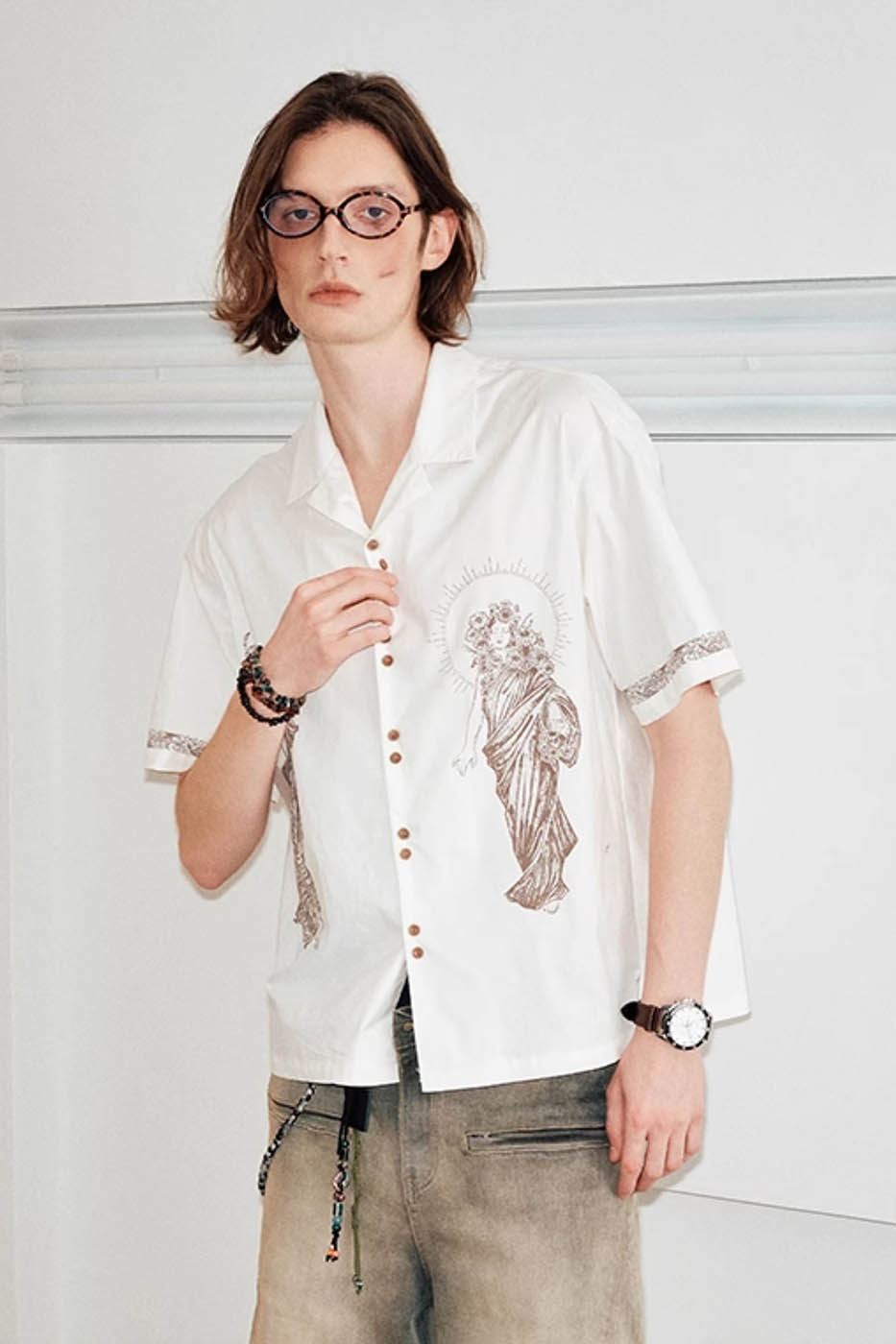 KREATE Prodigy Sculptural Cuban Half Shirt - Primo Collection 