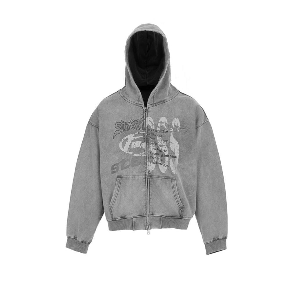 Steepc Faded Zip Hoodie - Primo Collection 