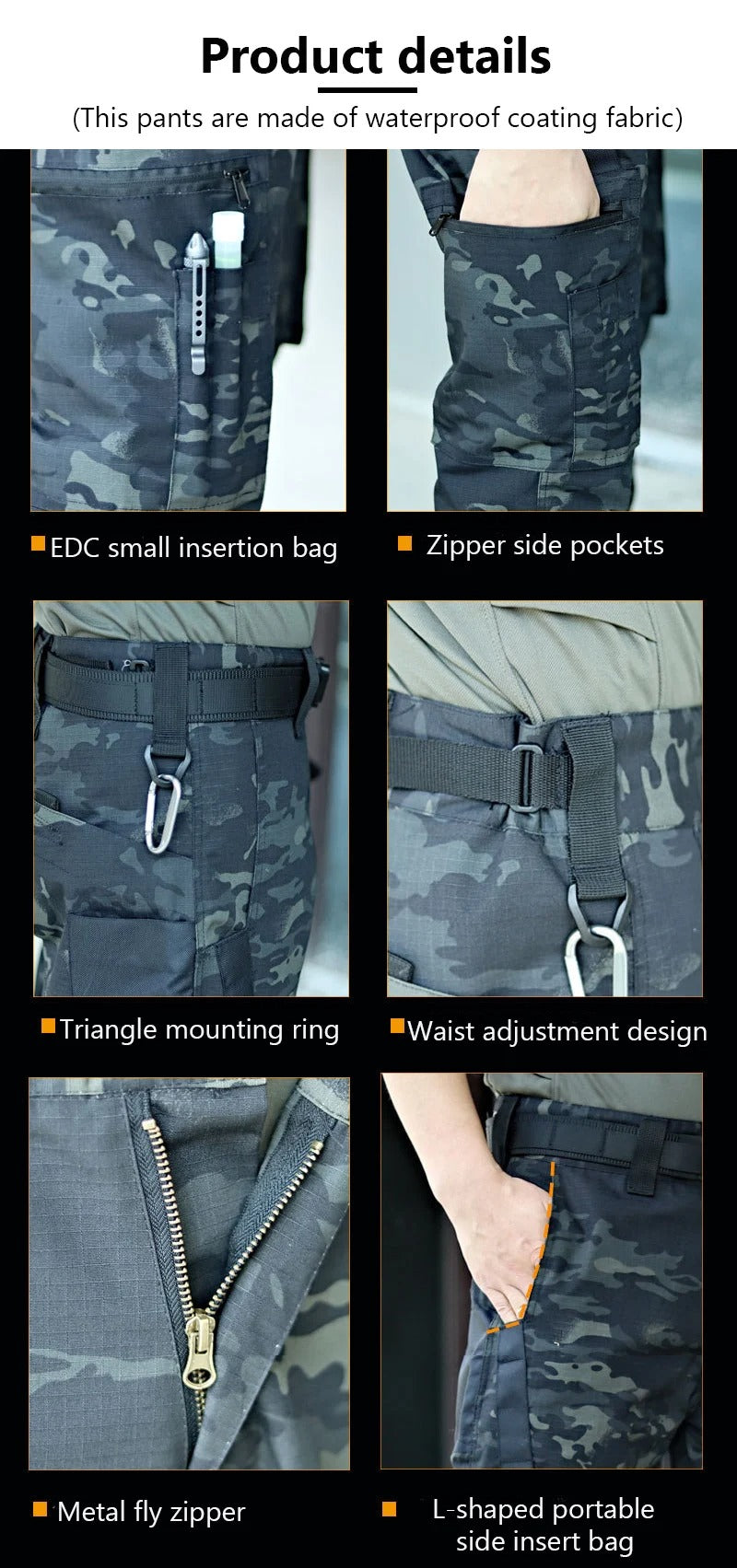 Tactical Cargo Pants - Multi-Pocket Waterproof Work Trousers - Primo Collection