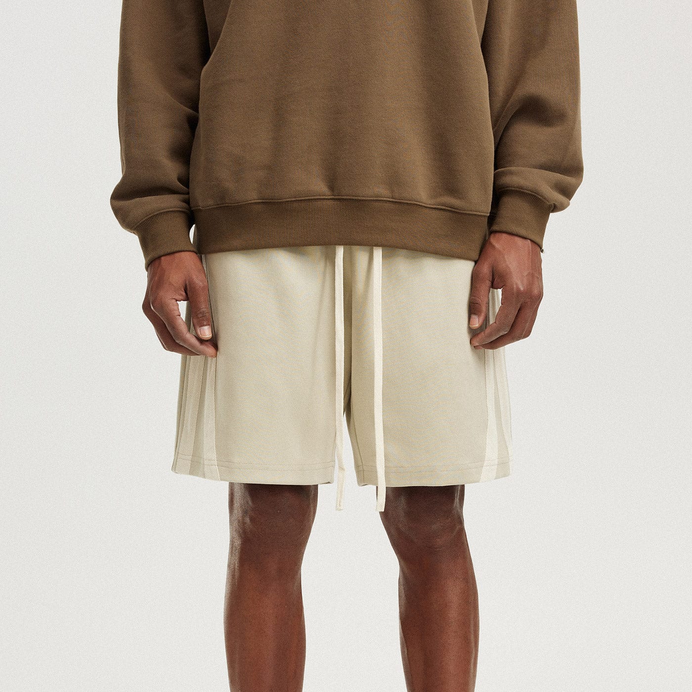 Spliced Stripe Shorts - Primo Collection 