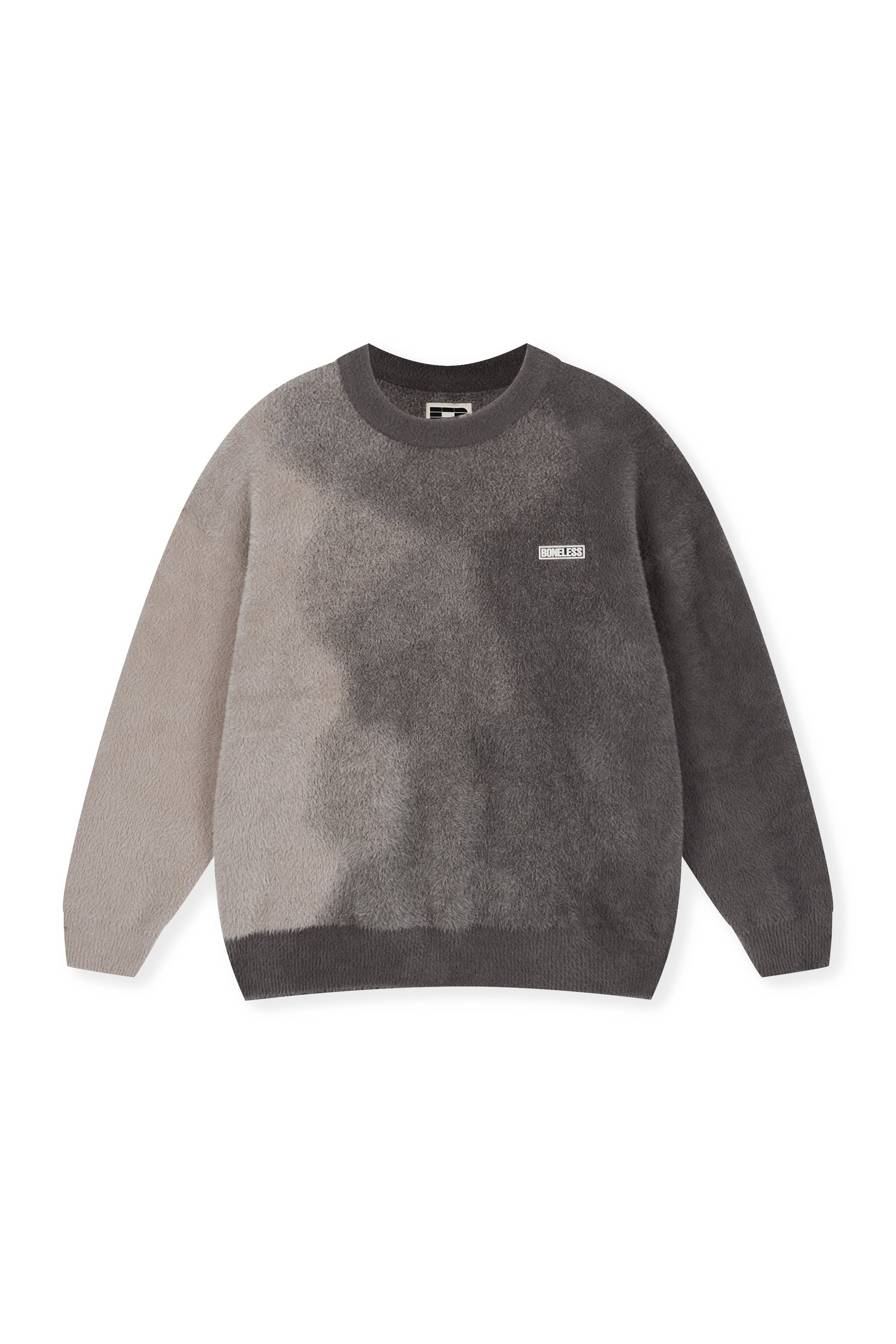 BONELESS Faux Fur Gradient Sweater - Primo Collection 