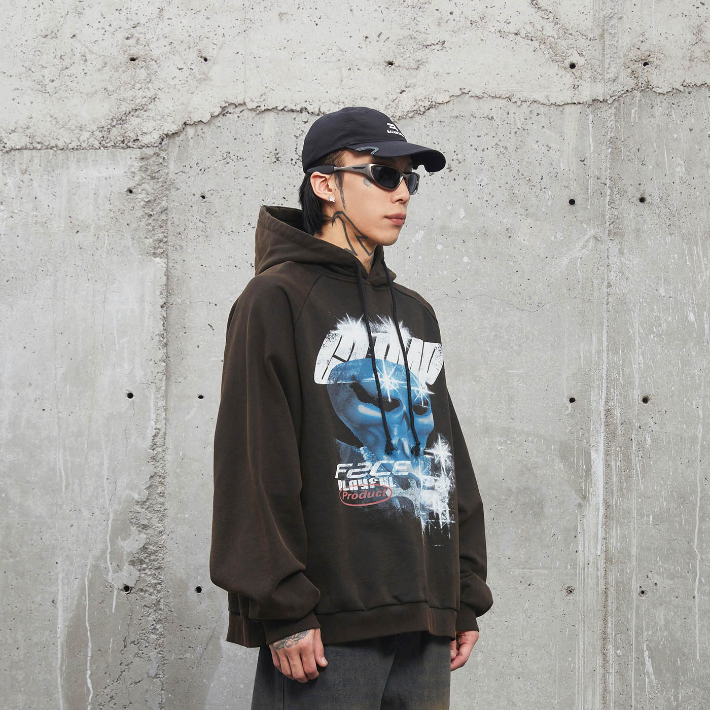 F2CE Galactic Skull Graphic Hoodie - Primo Collection 