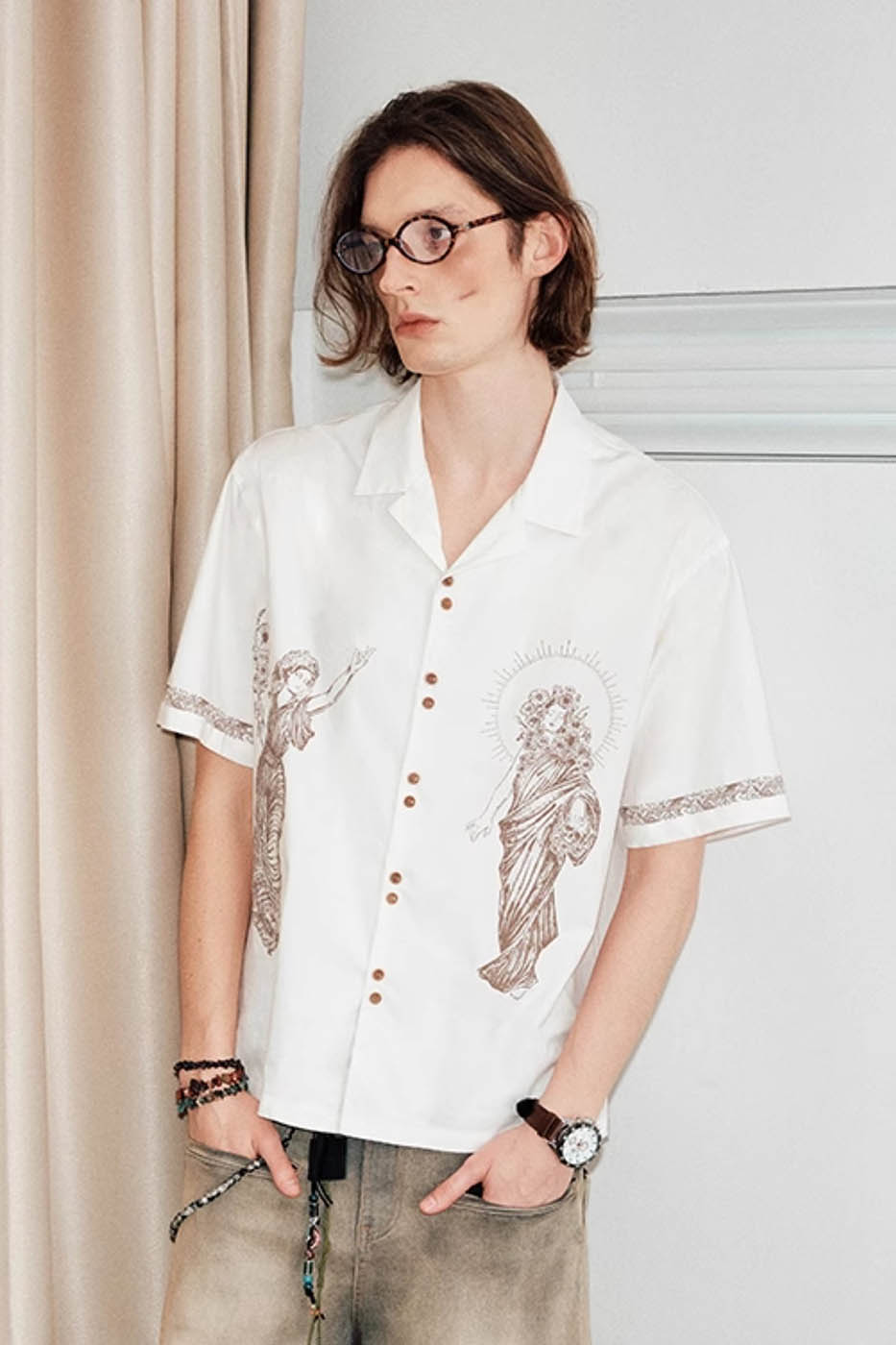 KREATE Prodigy Sculptural Cuban Half Shirt - Primo Collection 