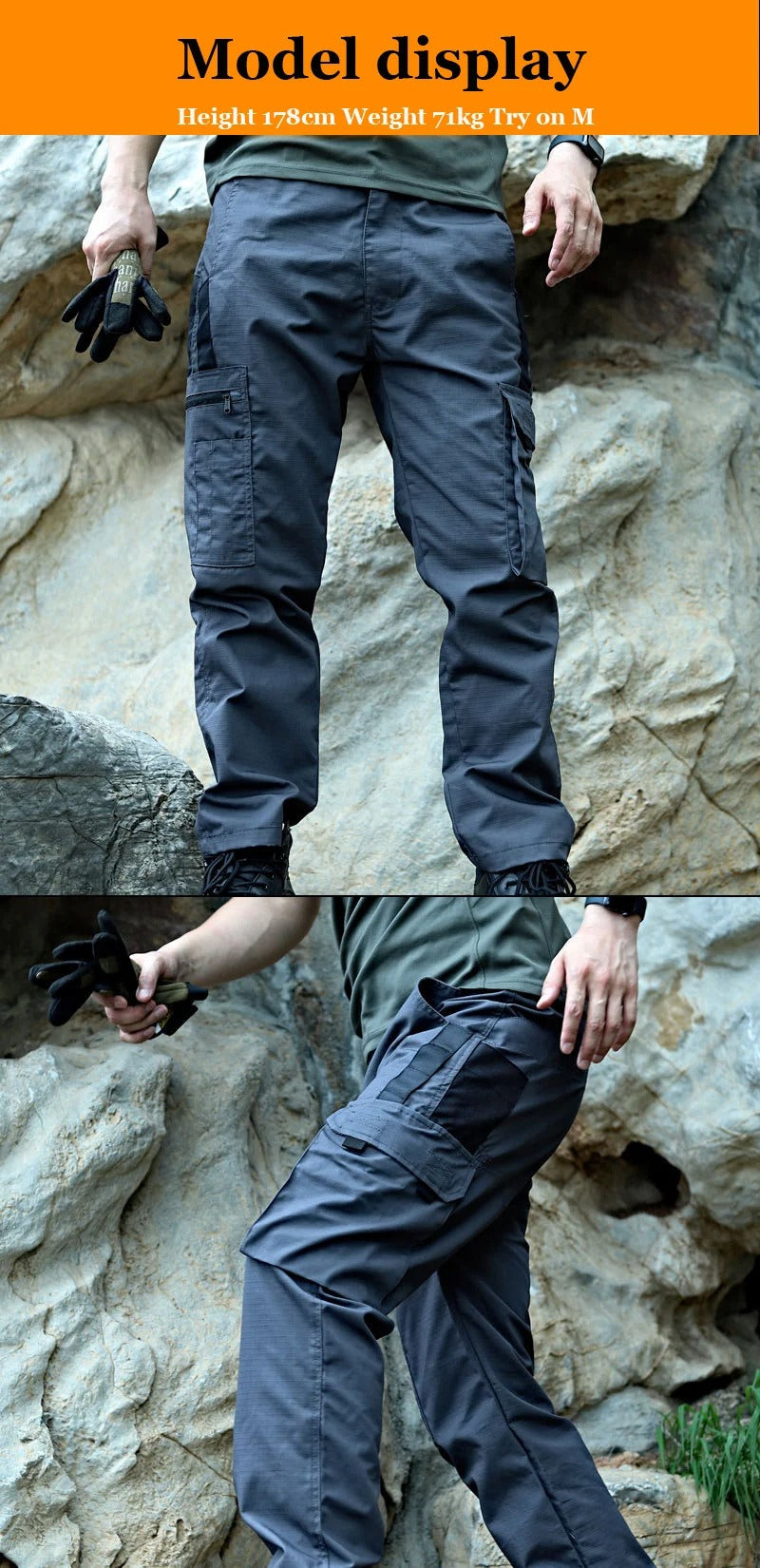 Tactical Cargo Pants - Multi-Pocket Waterproof Work Trousers - Primo Collection