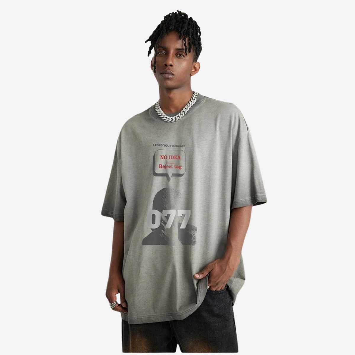 Washed Oversized Gradient T-Shirts - Primo Collection 