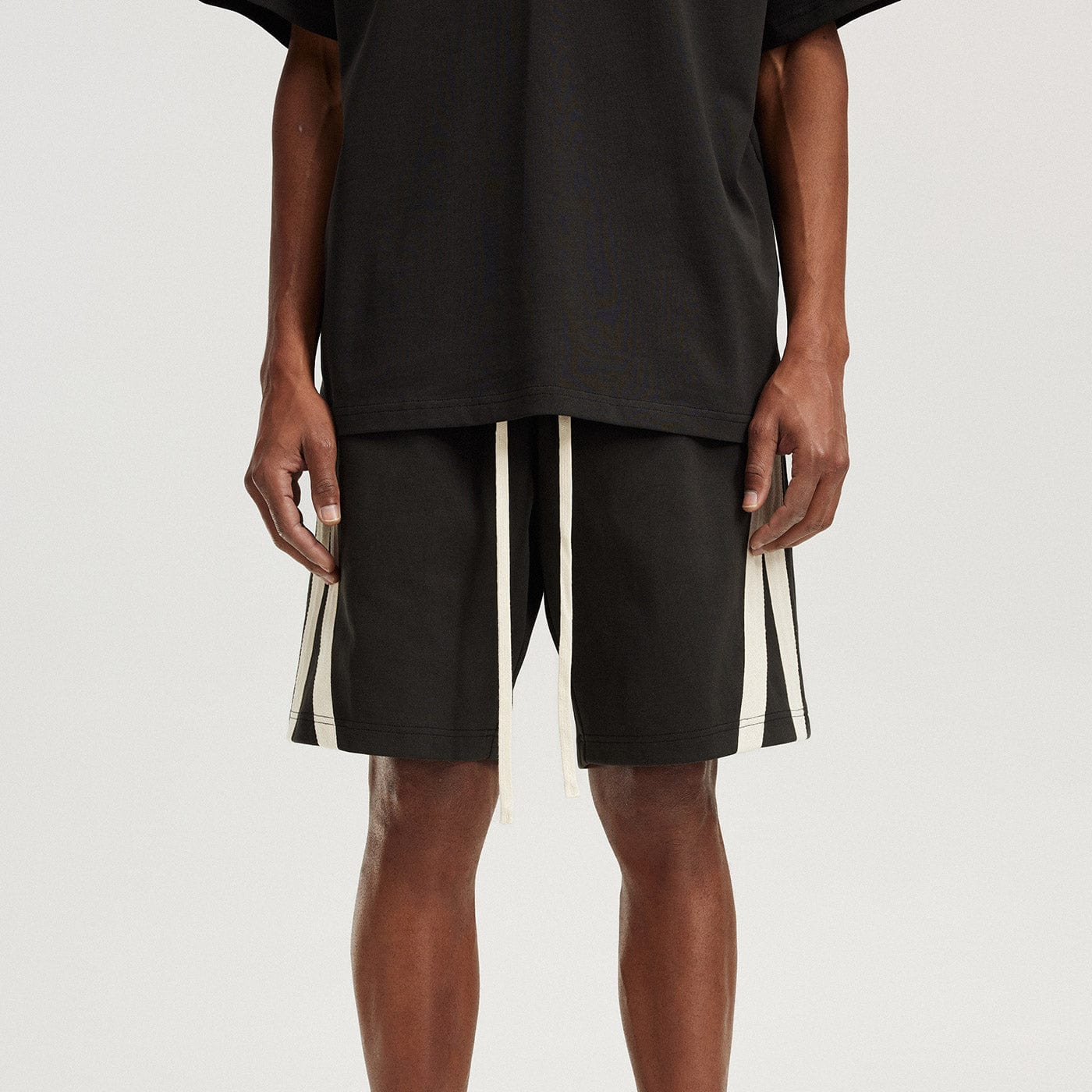 Spliced Stripe Shorts - Primo Collection 