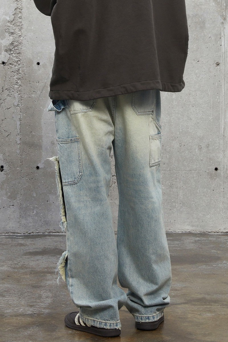 Distressed Straight Work Jeans *Done* - Primo Collection 