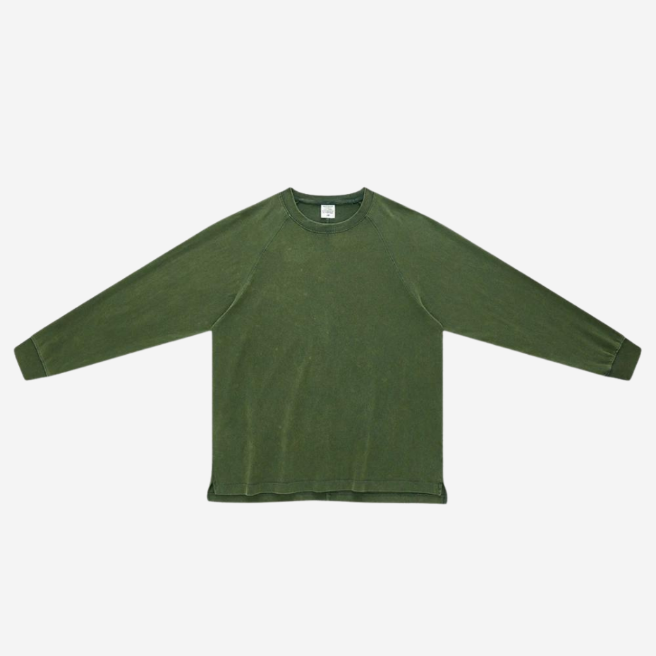 Washed Heavyweight Long Sleeve T-shirt - Primo Collection 