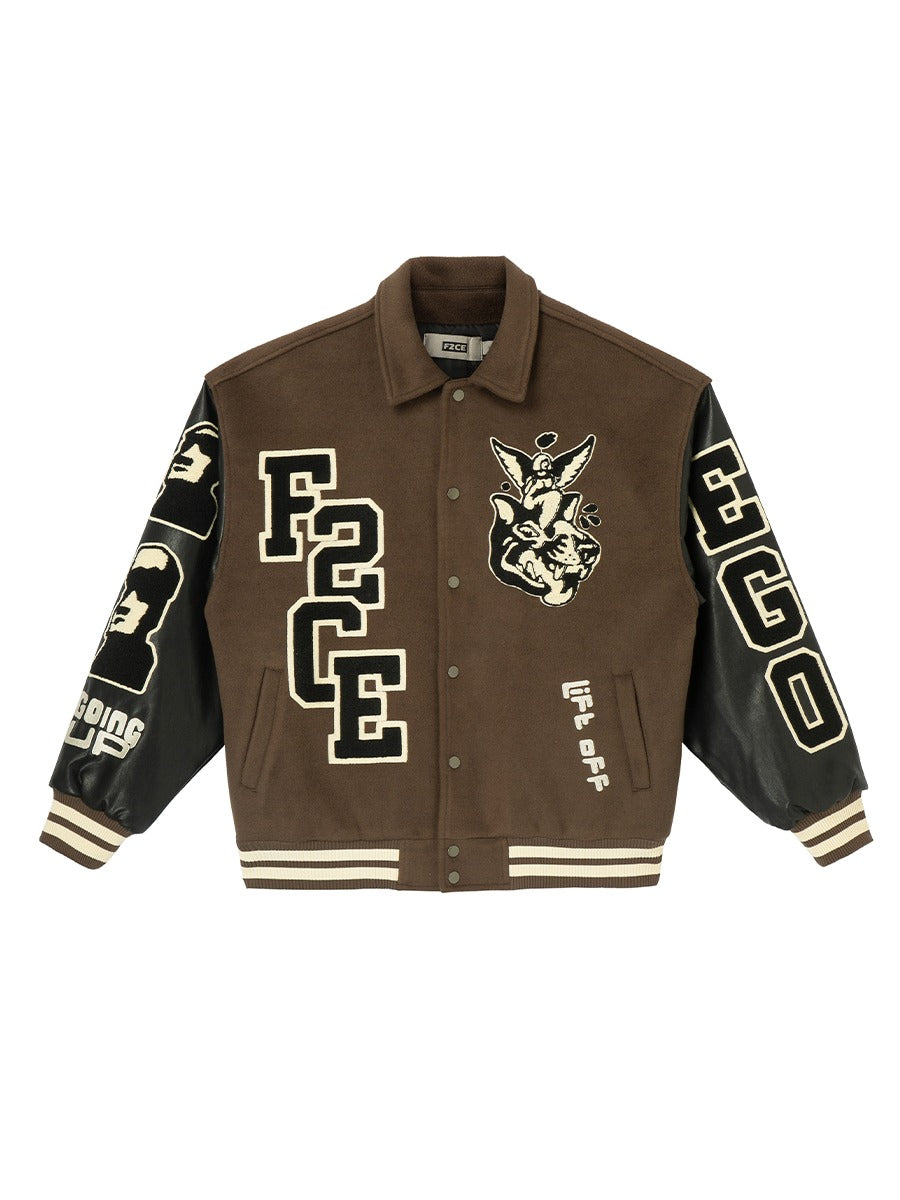 F2CE Dog Woolen Varsity Jacket *Done* - Primo Collection 