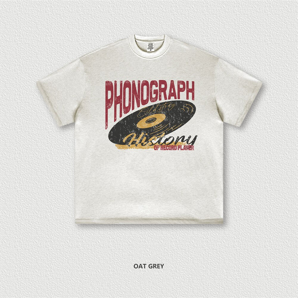 Phonograph Graphic T-Shirt - Primo Collection 