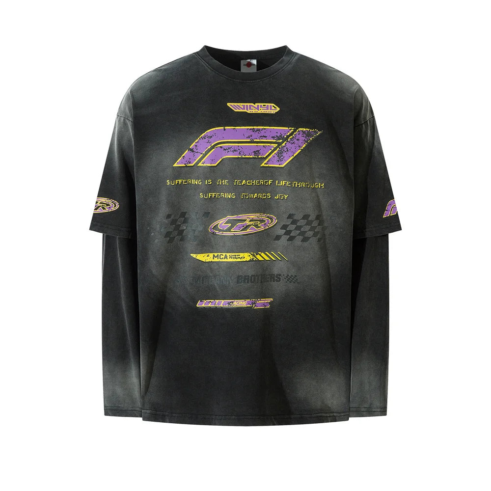 Racing Double-sided Printed T-shirt - Primo Collection 