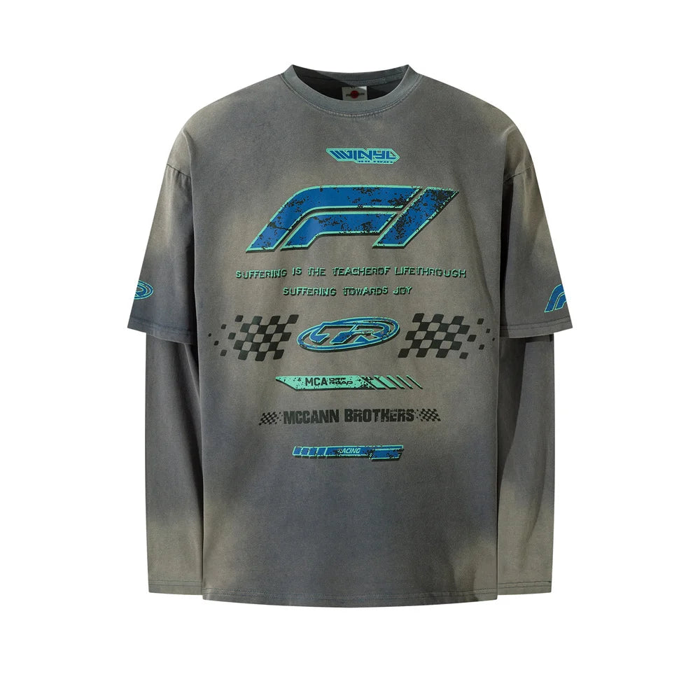 Racing Double-sided Printed T-shirt - Primo Collection 