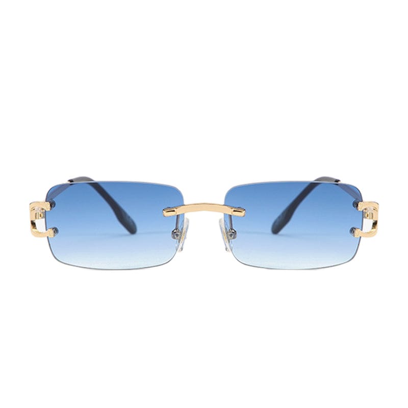 Blue Rectangle Sunglasses V2 - Primo Collection 