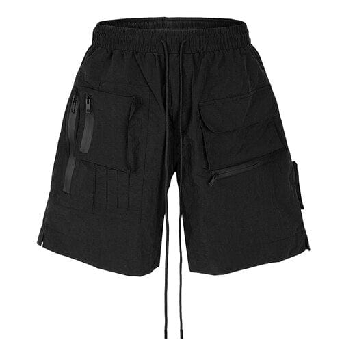 Men's Black Military Cargo Shorts - Primo Collection 