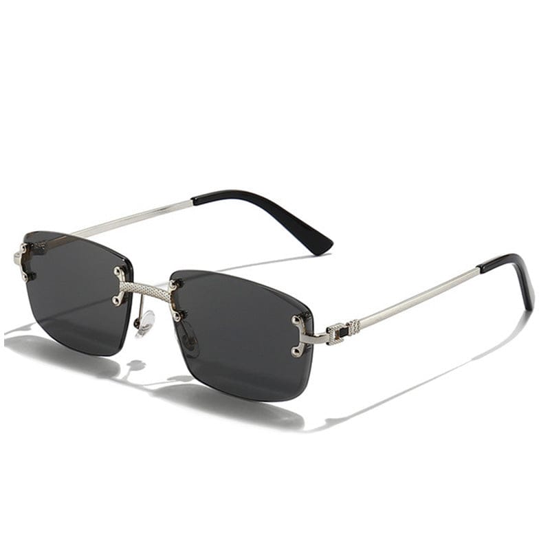 black rectangle sunglasses