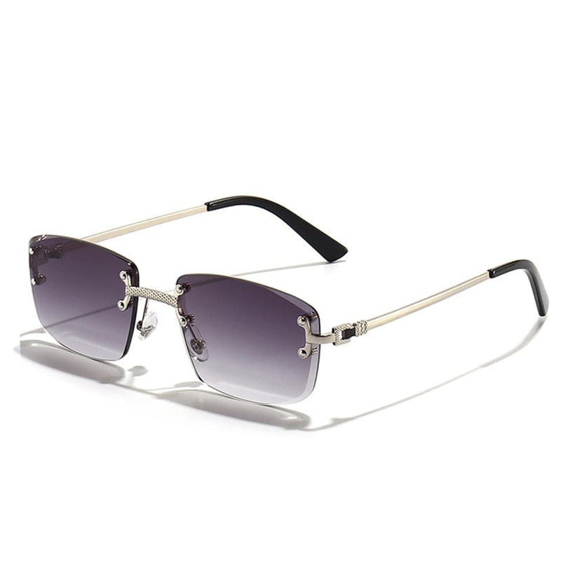 Midnight Purple rectangle sunglasses - Primo Collection 