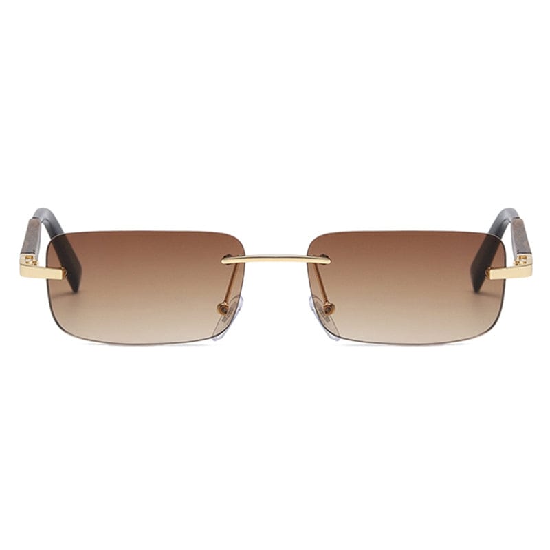 Brown Rectangle Sunglasses - Primo Collection 